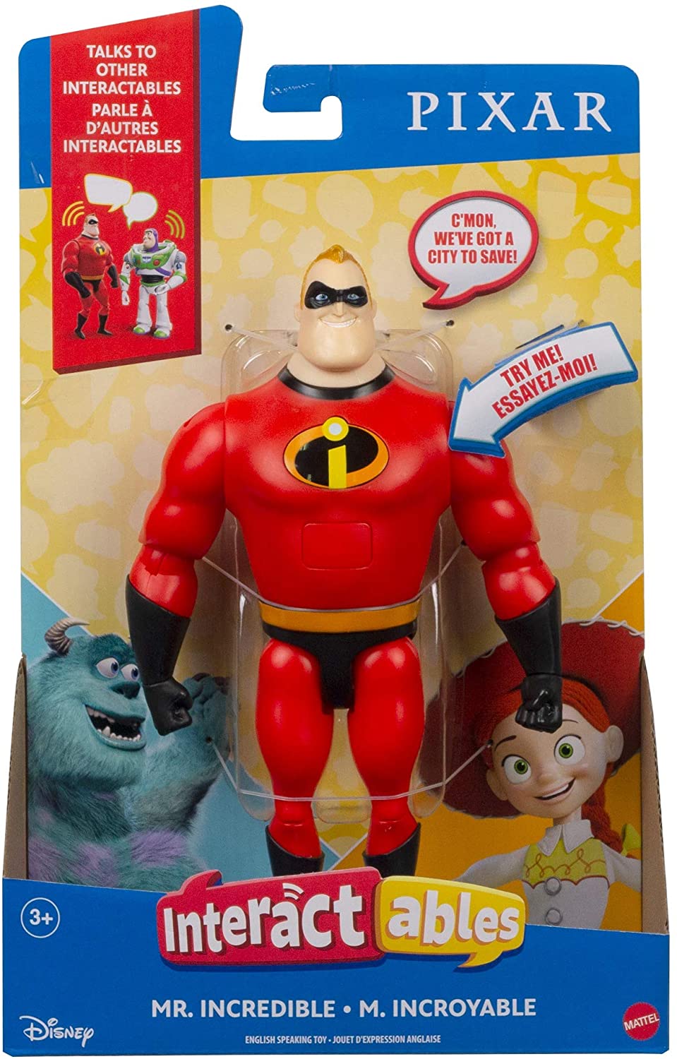 Disney Pixar Interactables Mr. Incredible Talking Actionfigur, 8-Zoll