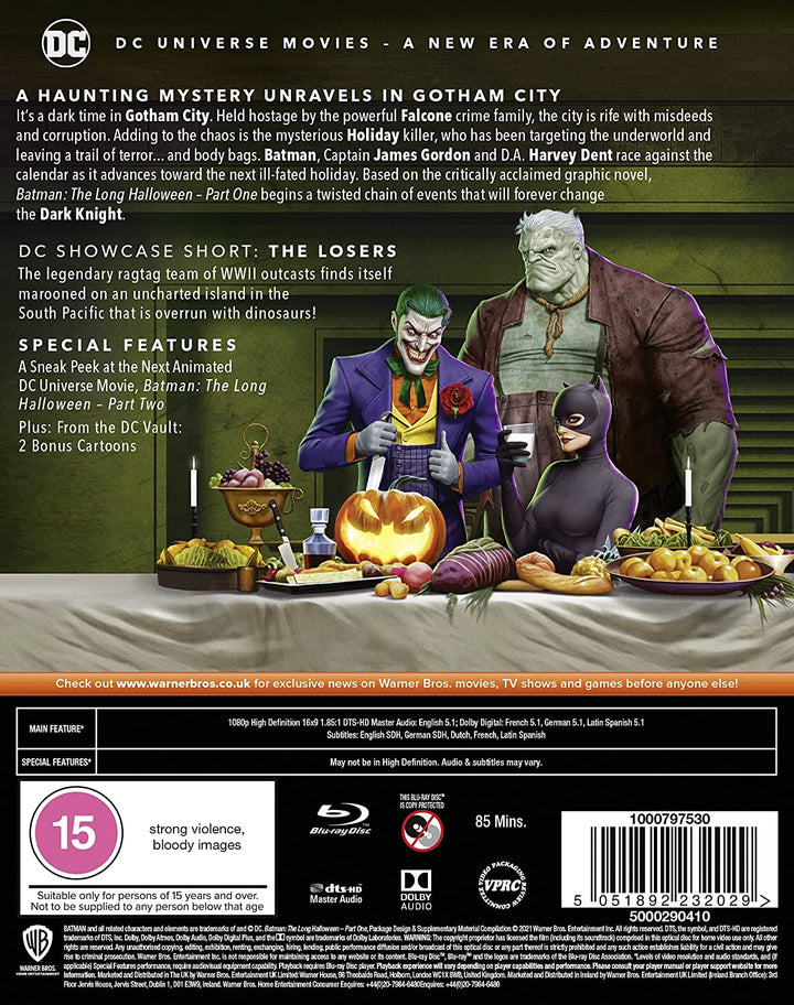 Batman: The Long Halloween Part 1 [2021] [Region Free] - Action [BLu-ray]