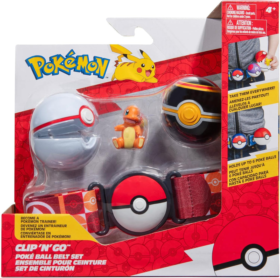 Pokemon Clip 'n Go Charmander Poke Ball Belt Set