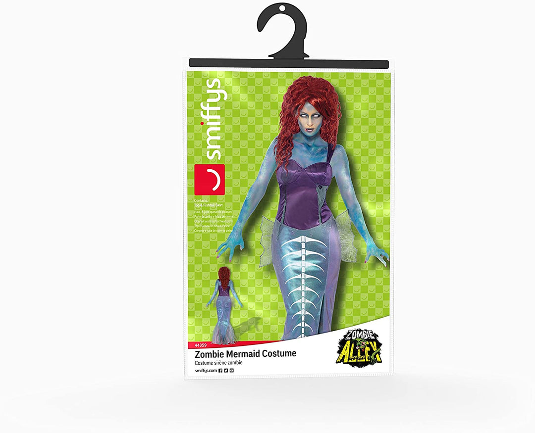 Smiffys 44359 Costume de sirène zombie