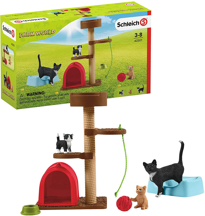 Schleich 42501 Spielzeit für süße Katzen Farm World