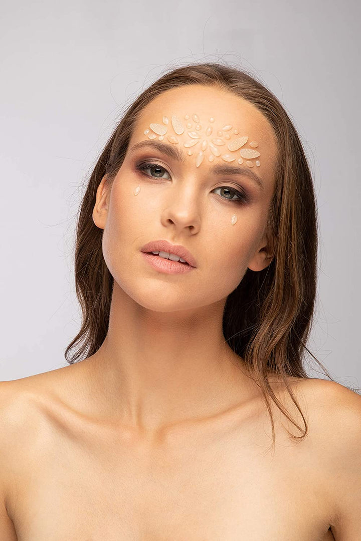 Smiffys Moon Glow Face Jewels, aurora boreal
