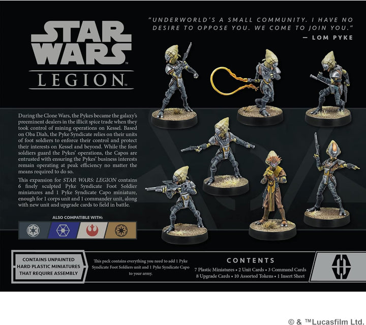 Atomic Mass Games | Pyke Syndicate Foot Soldiers: Star Wars Legion | Board Game