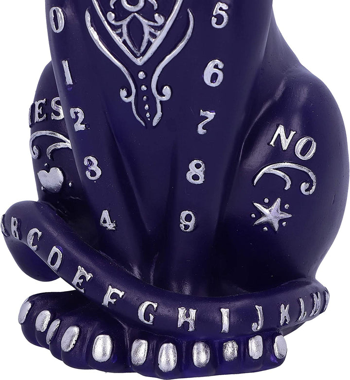 Purple Mystic Kitty 26cm Ouija Cat Figurine