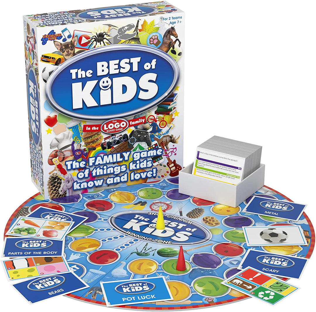 Drumond Park LOGO Best of Kids Board Game, Board Game for Kids, Family Kids Boar