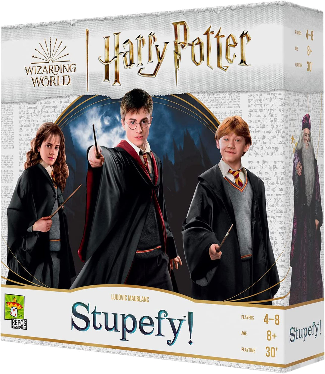 Repos | Harry Potter Stupefy | Board Game | Ages 8+ | 4-8 Players