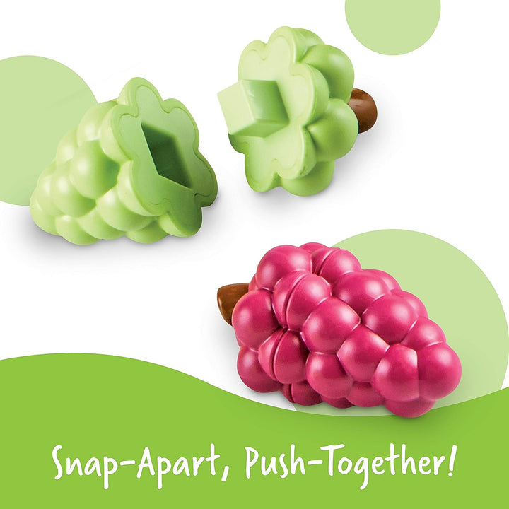 Learning Resources LER6715 SNAP-N-Learn Fruit Shapers