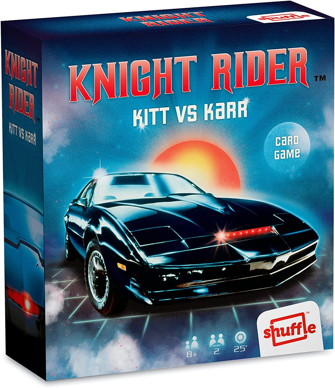 Shuffle Games Retro | Knight Rider Card Game | Up To 4 Players | Ages 8+