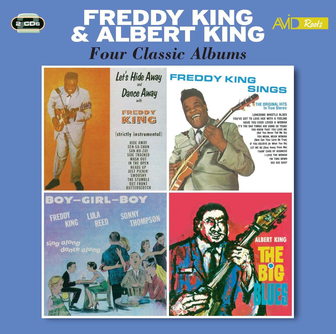 Four Classic Albums (Let's Hide Away And Dance Away With Freddy King / Freddy King Sings / Boy Girl Boy /The Big Blues) [Audio CD]