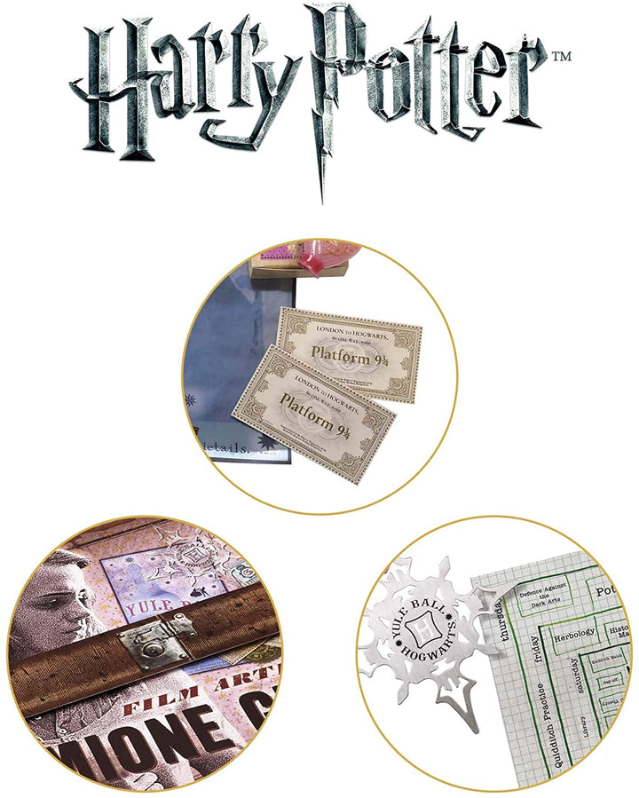 The Noble Collection Harry Potter Hermione Granger Artefact Box Includes 7 Replica Items