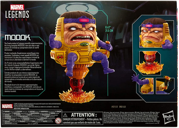 Hasbro Marvel Legends Series Avengers 6-inch Scale M.O.D.O.K. Figure and 4 Accessories For Fans Ages 4 and Up F0193