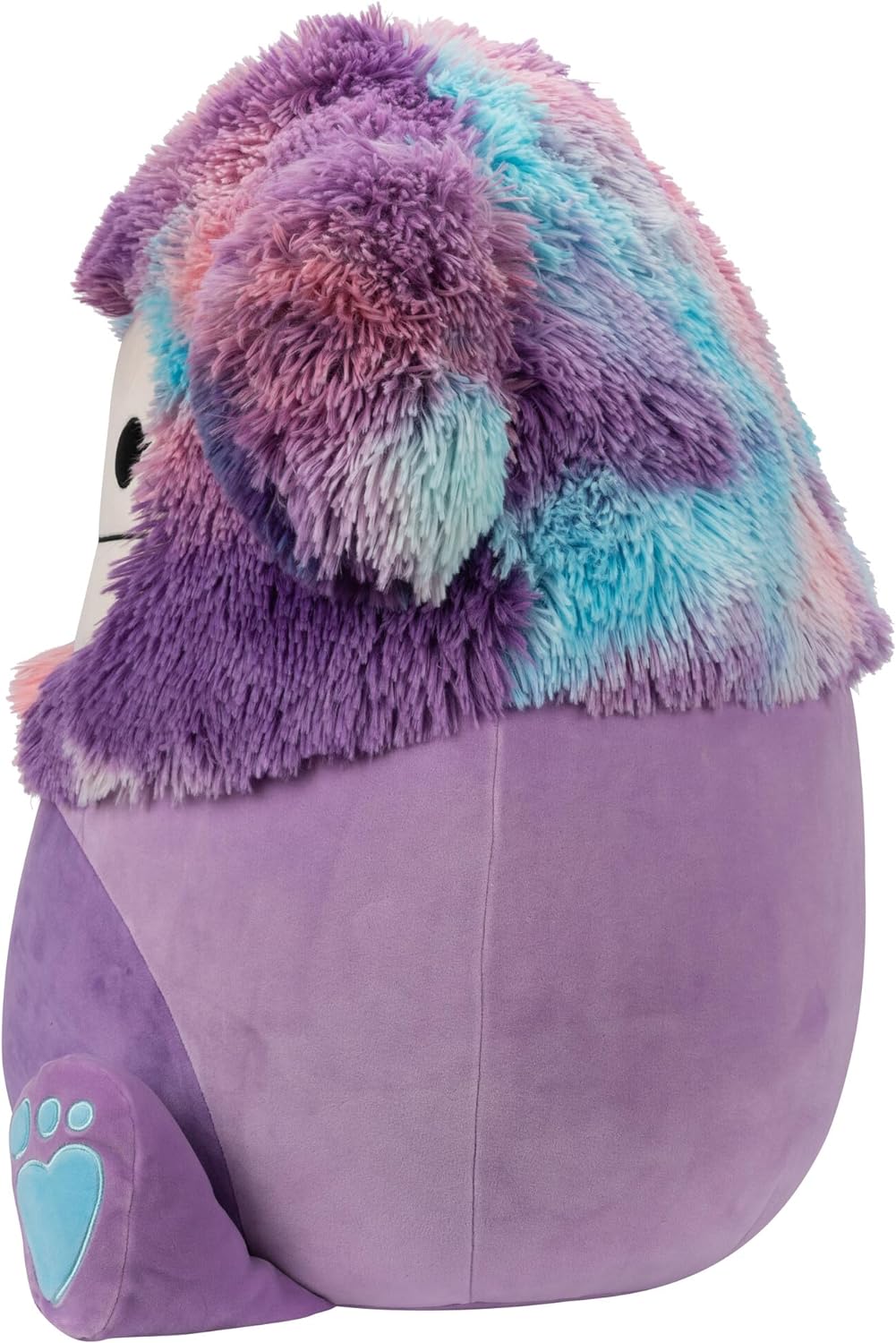 Squishmallows SQCR04218 20" Eden The Purple Bigfoot, Black