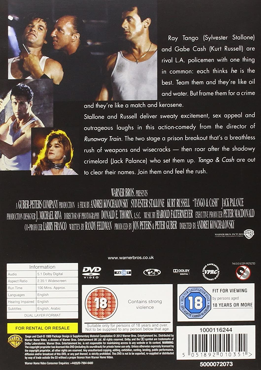 Tango And Cash - Action [1989] [DVD]