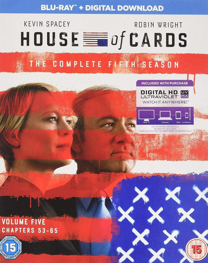 House Of Cards: The Complete Fifth Season [Region Free] - Drama [Blu-Ray]