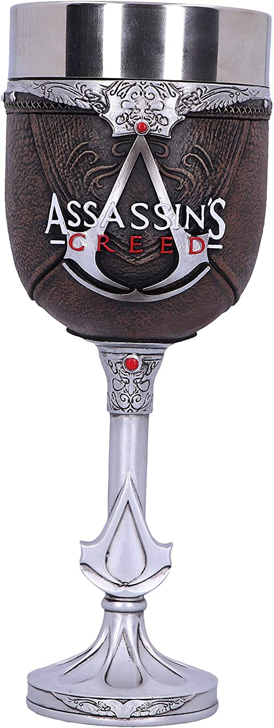 Nemesis Now Officially Licensed Assassins Creed Brown Hidden Blade Game Goblet,