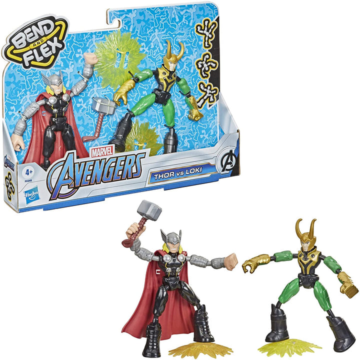 Bend and Flex Marvel Avengers Thor Vs Loki Figurine Jouets