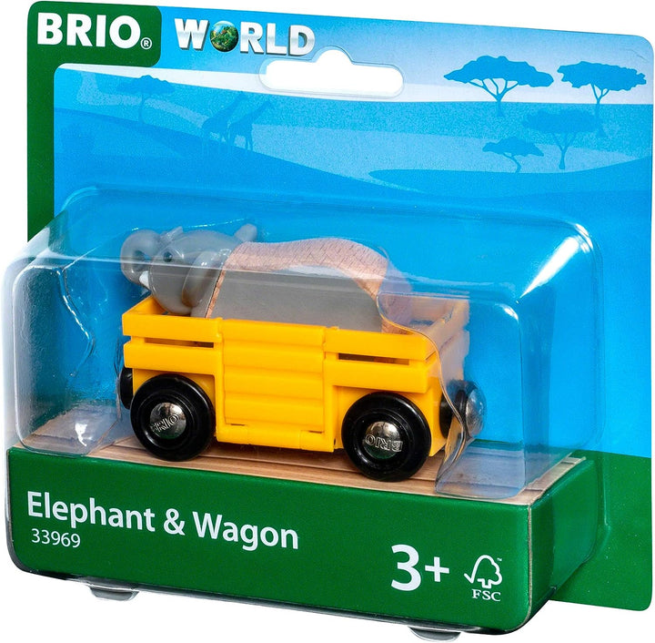 Brio Safari Wagon & Elephant