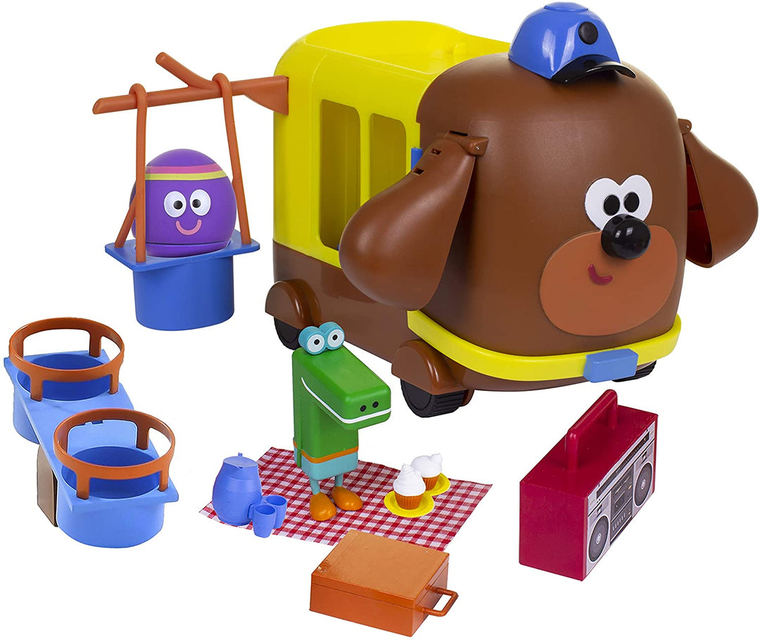 Hey Duggee Adventure Bus et Playset Jeu de rôle amusant Action Deux figurines de jeu