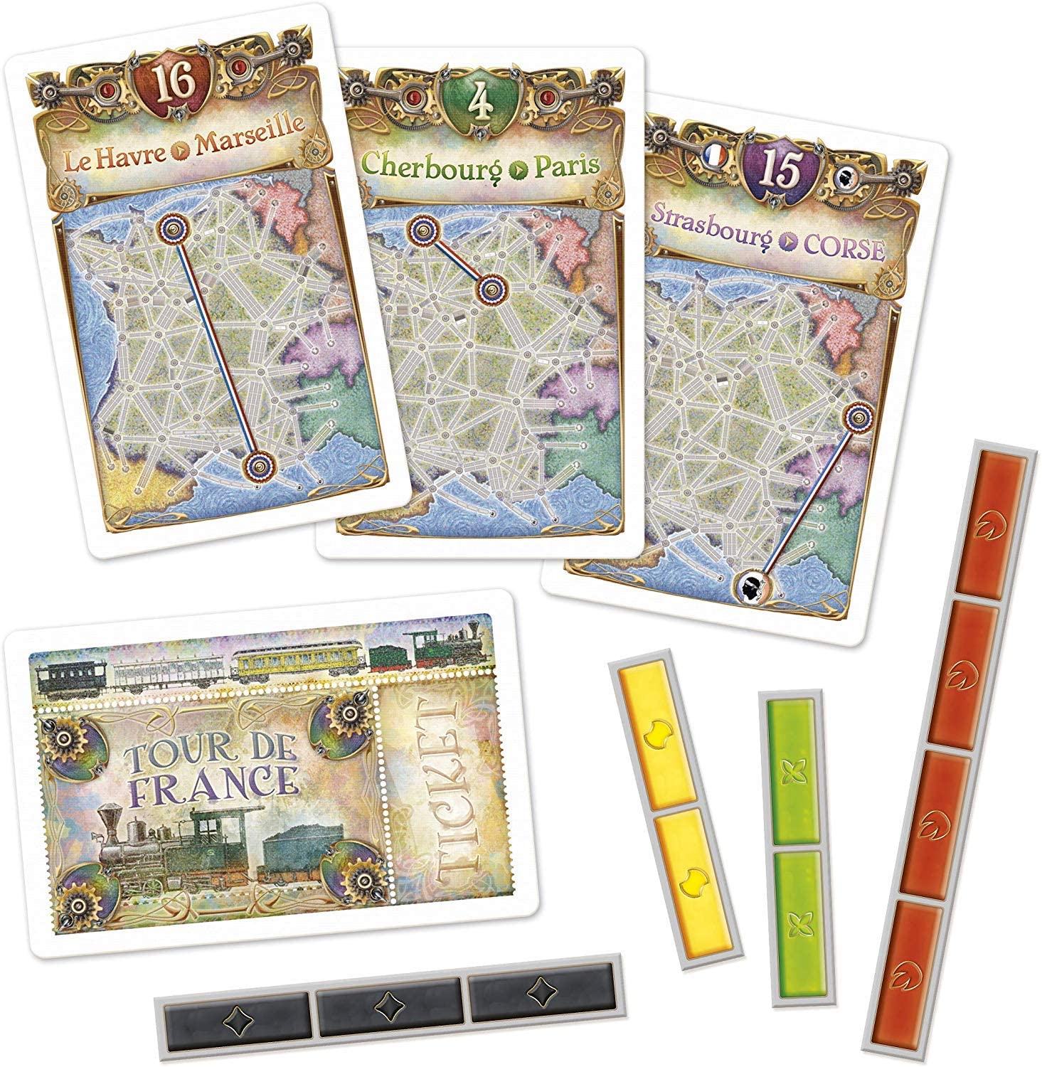 Days of Wonder Ticket to Ride France Board Game Expansion 3