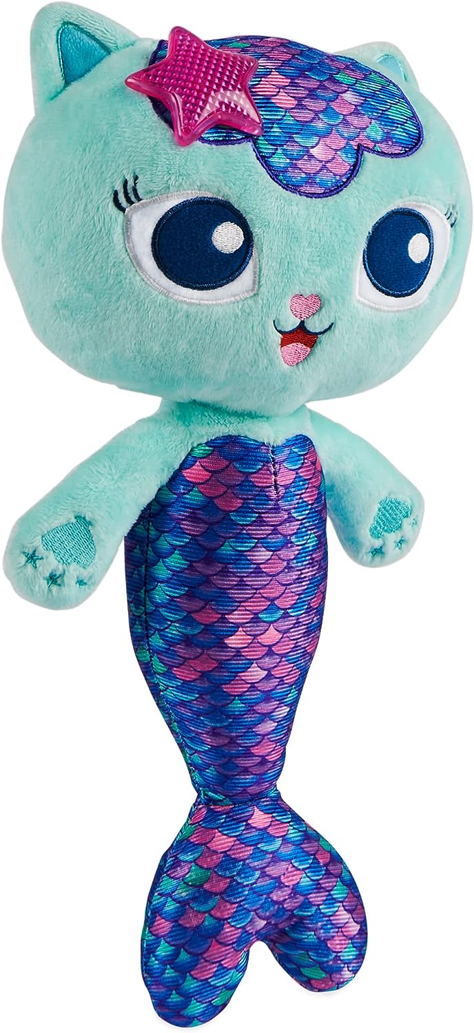 Gabby’s Dollhouse, 35.6cm Interactive Talking MerCat Plush Kids’ Toys with Light