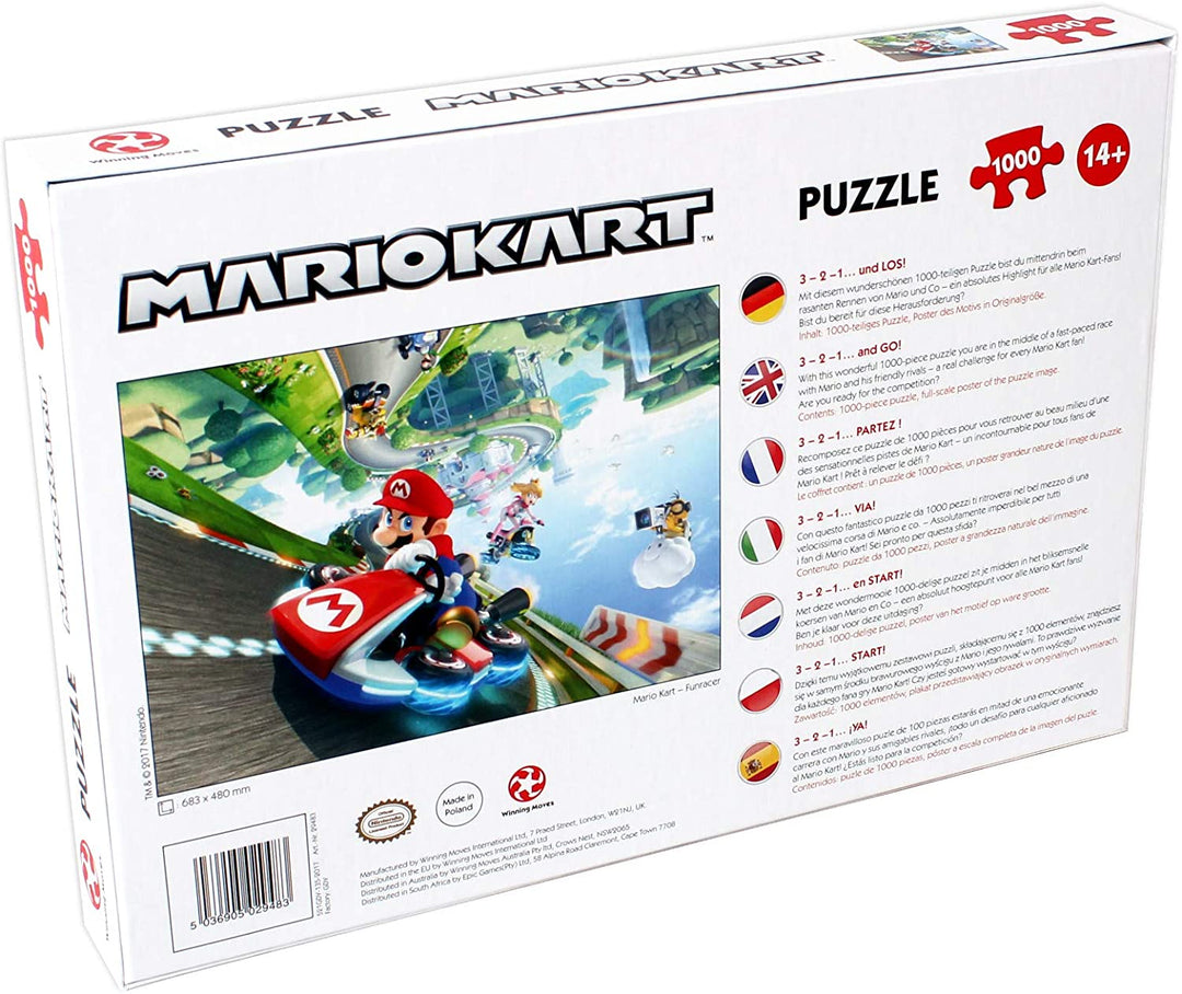 Mario Kart Funracer 1000 Piece Jigsaw Puzzle