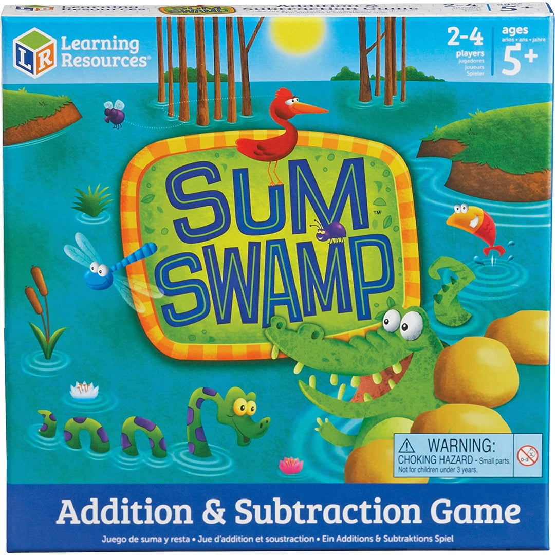 Ressources d&#39;apprentissage Sum Swamp Jeu d&#39;addition et de soustraction et ressources d&#39;apprentissage Sight Word Bingo