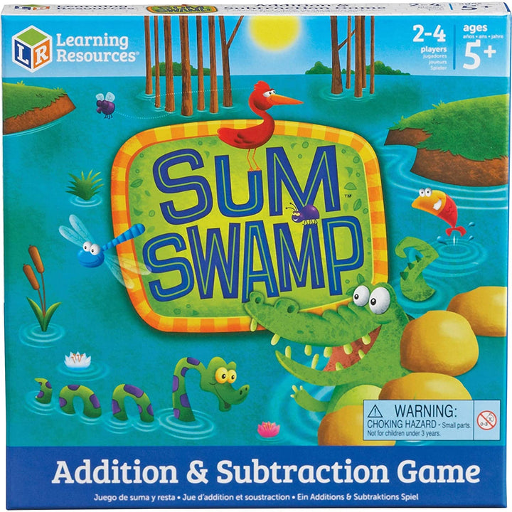 Ressources d&#39;apprentissage Sum Swamp Jeu d&#39;addition et de soustraction et ressources d&#39;apprentissage Sight Word Bingo