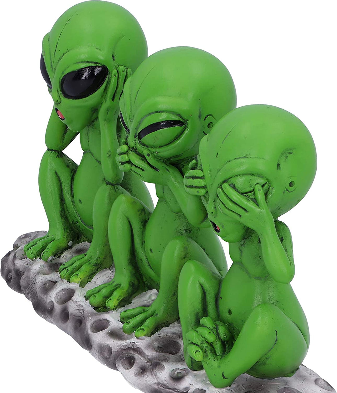 Nemesis Now: Drei weise Marsmenschen, 16 cm, See No Hear No Speak No Evil Alien-Figur