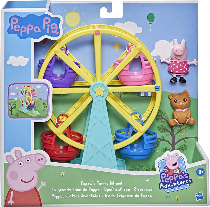 Peppa Pig F25125L1 Pep Peppas Riesenrad-Fahrspielset
