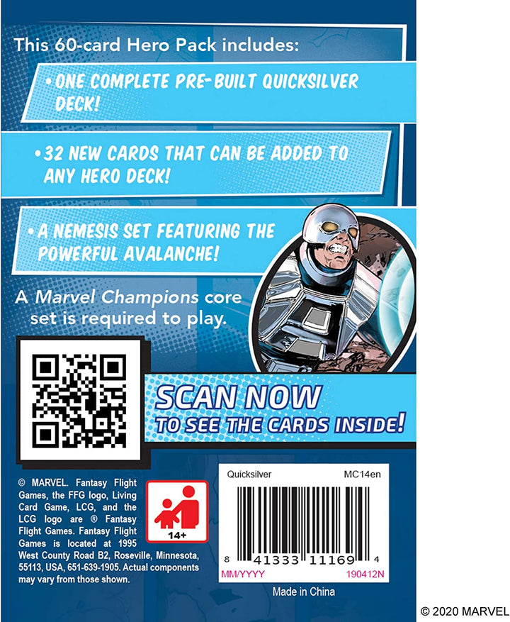 Marvel Champions: Quicksilver Heldenpaket