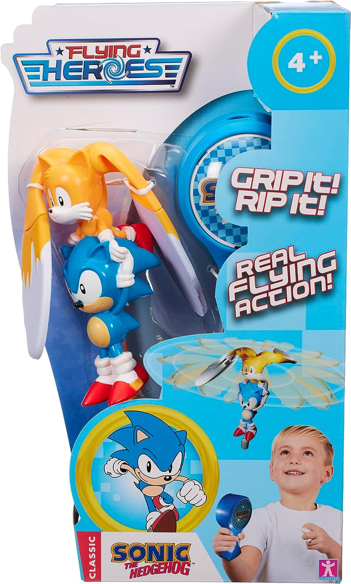 Flying Heroes 07981 Sonic The Hedgehog Flash Ziehen Sie an der Schnur, um ihnen beim Fliegen zuzusehen