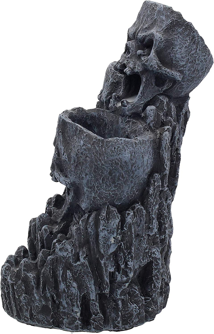 Nemesis Now Skull Backflow Tower Incense Burner 17.5cm Black, Resin