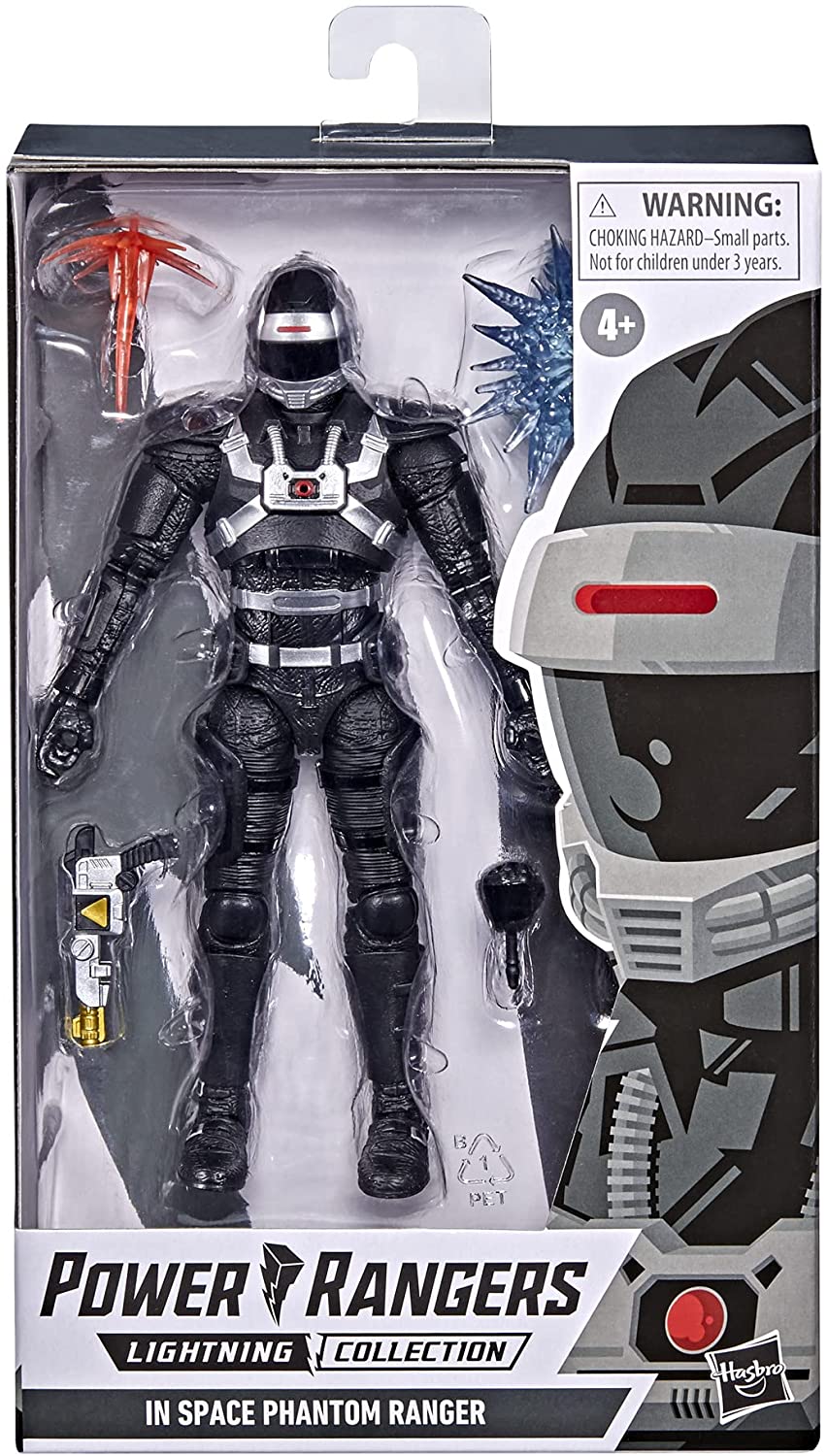 Power Rangers Lightning Collection In Space Phantom Ranger 6-Zoll Premium-Kollektion
