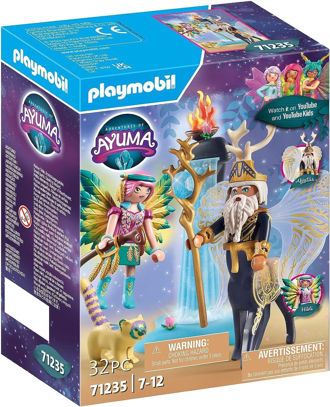 Playmobil 71235 Adventures of Ayuma Abjatus with Knight FAiry Hildi, fAiries, Mystical Adventures, Fun Imaginative Role-Play, Playset