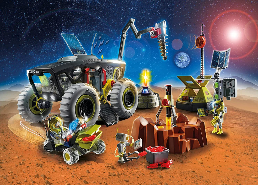 Playmobil Space 70888 ESA Mars Expedition with vehicles, light and sound effects