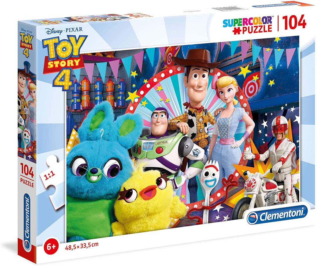 Clementoni 27276 104-teiliges Puzzle-Toy Story 4, Mehrfarbig