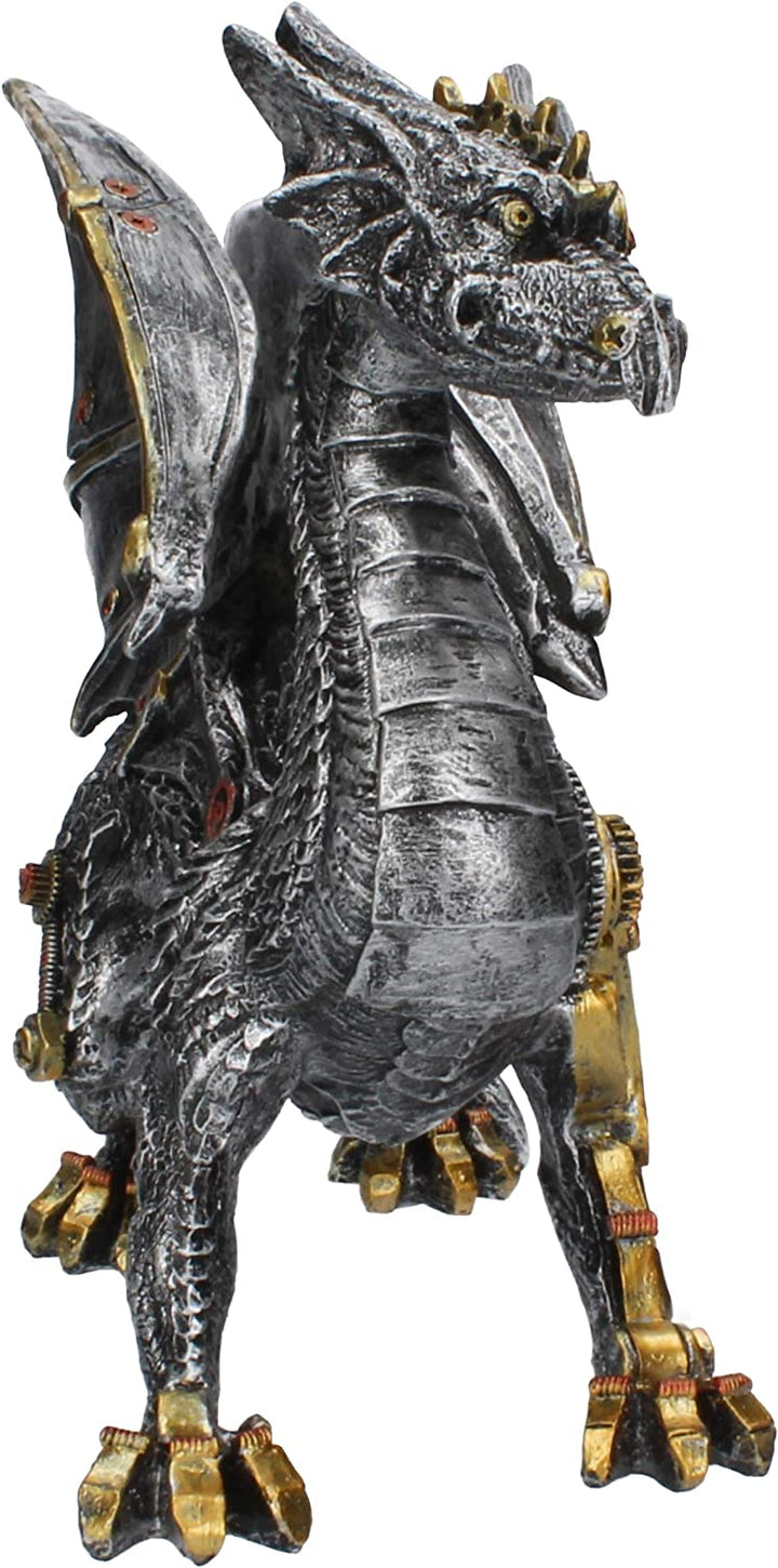 Nemesis Now Dracus Machina Figur 29 cm Silber
