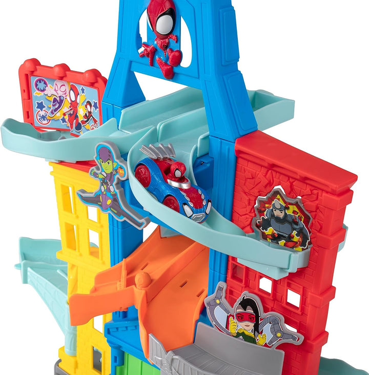 Spidey und seine Super-Freunde SNF0202 Metal Vehicle City Track Set