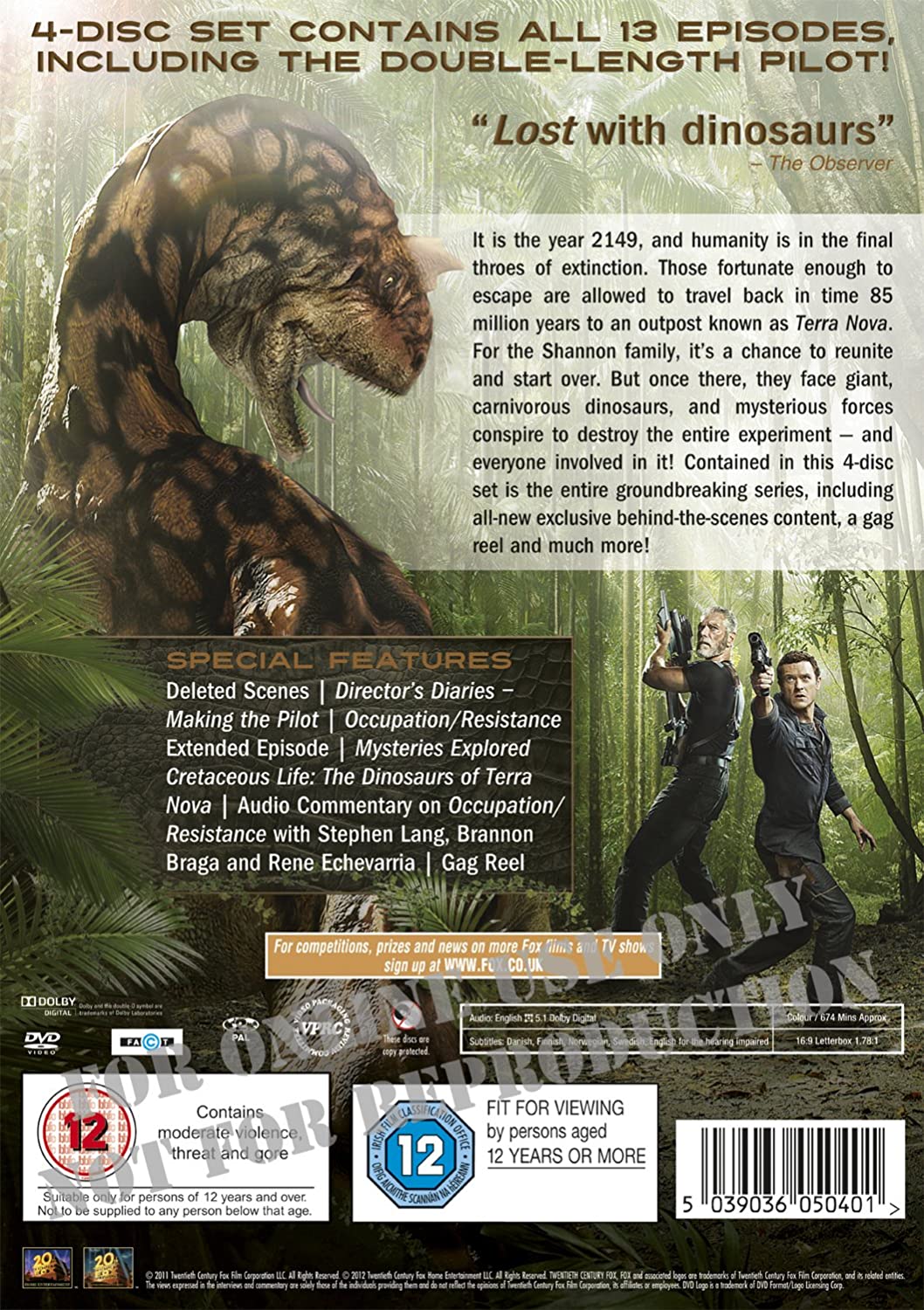 Terra Nova - The Complete Series - Sci-fi [DVD] 3