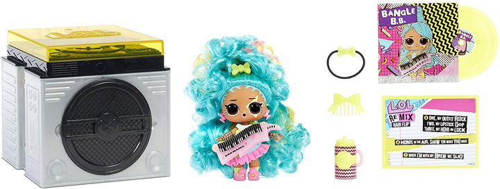 LOL Surprise Remix Hair Flip Dolls – Collectable - 15 Surprises - With Hair Reveal, Accessories and Music