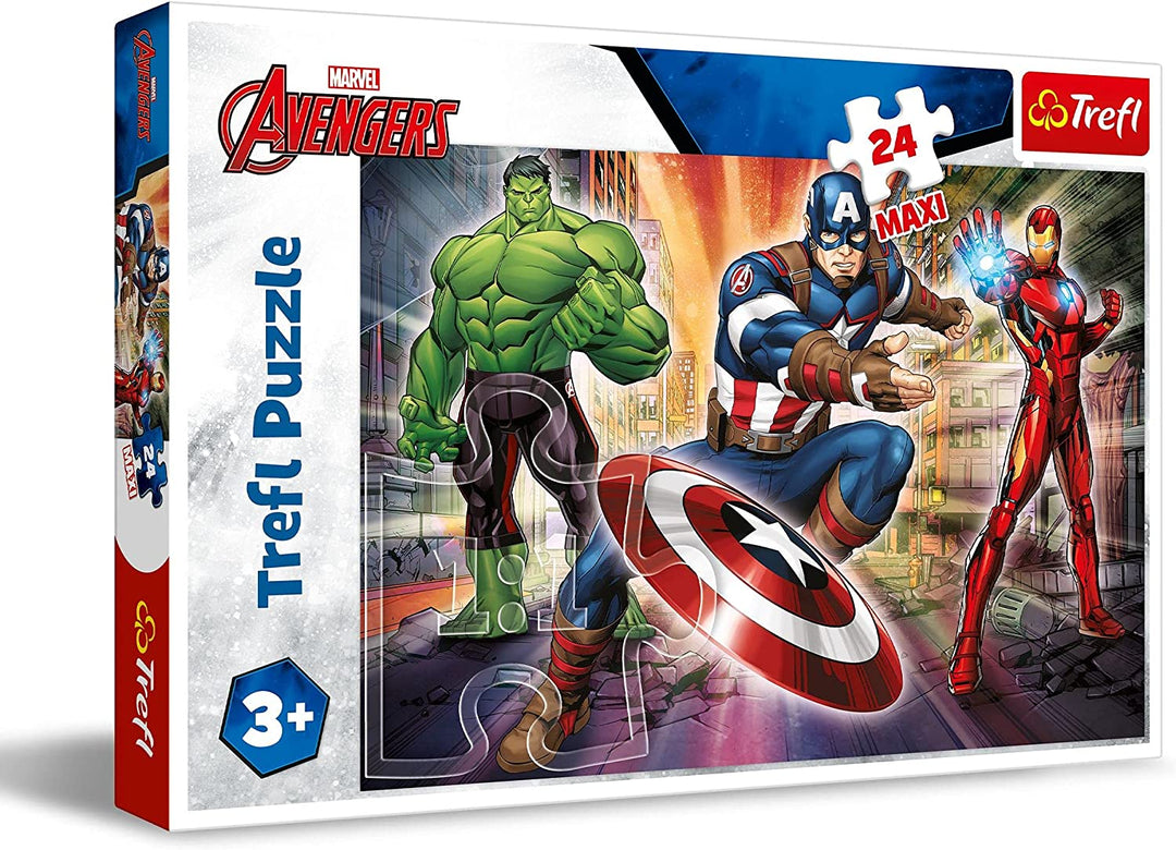 Marvel TREFL 24 el. MAXI W Äšwiecie AvengersÄlw [PUZZLE]