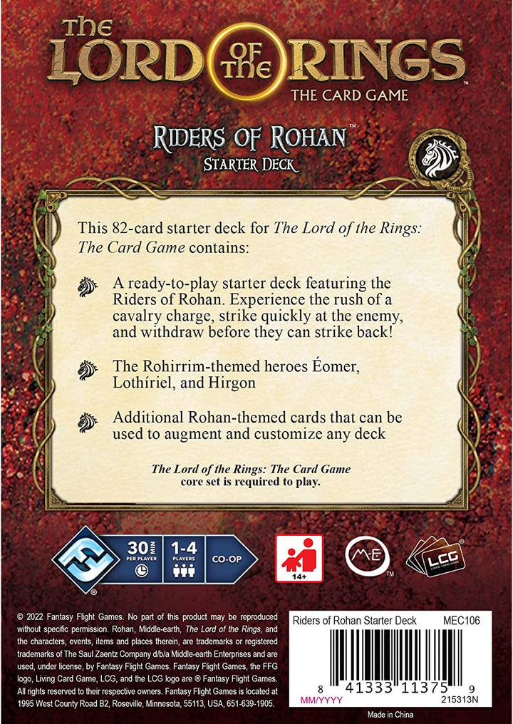 The Lord of the Rings LCG: Riders of Rohan Starter Deck