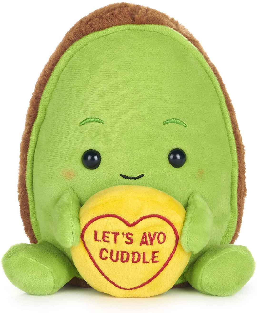 Posh Paws 37333 Swizzels Love Hearts 18 cm Avocat Let&#39;s Avo Peluche Message Câlin, Vert