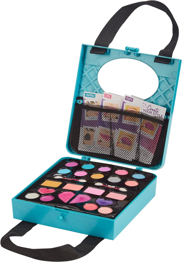 Character Options 07752 Shimmer and Sparkle All in one Beauty Tote Set Washable Real Makeup for Kids