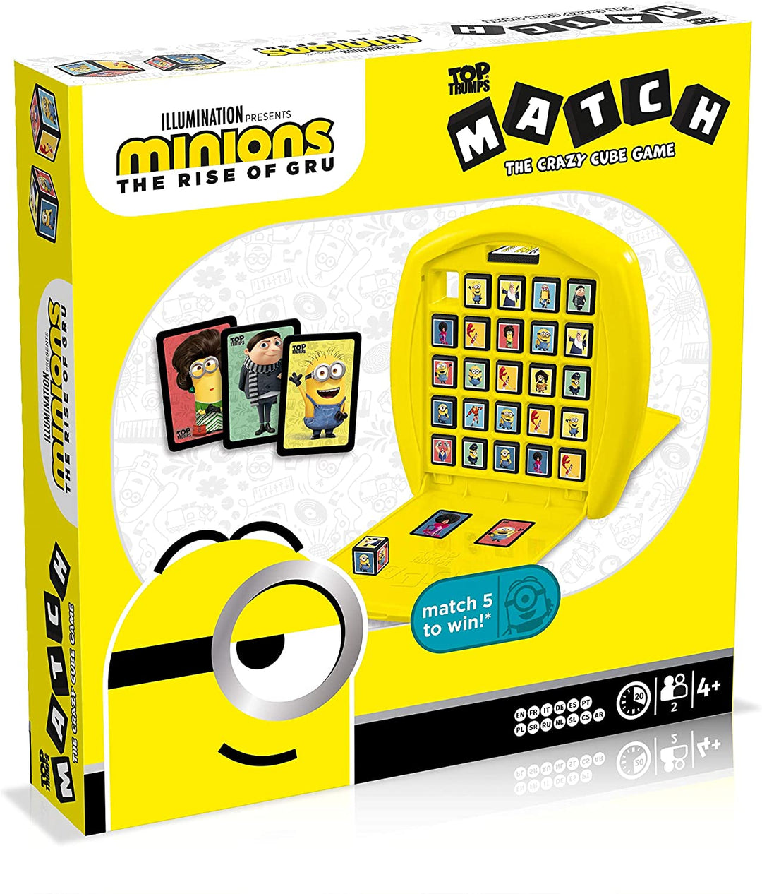 Top Trumps Minions Rise Of Gru Match Jeu de société