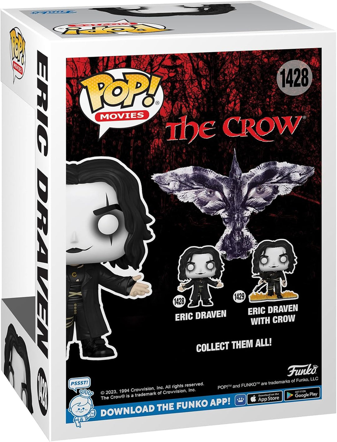 Movies: The Crow - Eric Funko 72379 Pop! Vinyl #1428