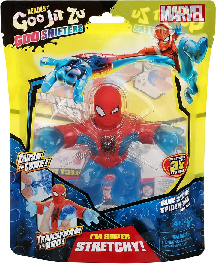 Heroes of Goo Jit Zu Goo Shifters Marvel Stretchy Blue Strike Spider-Man