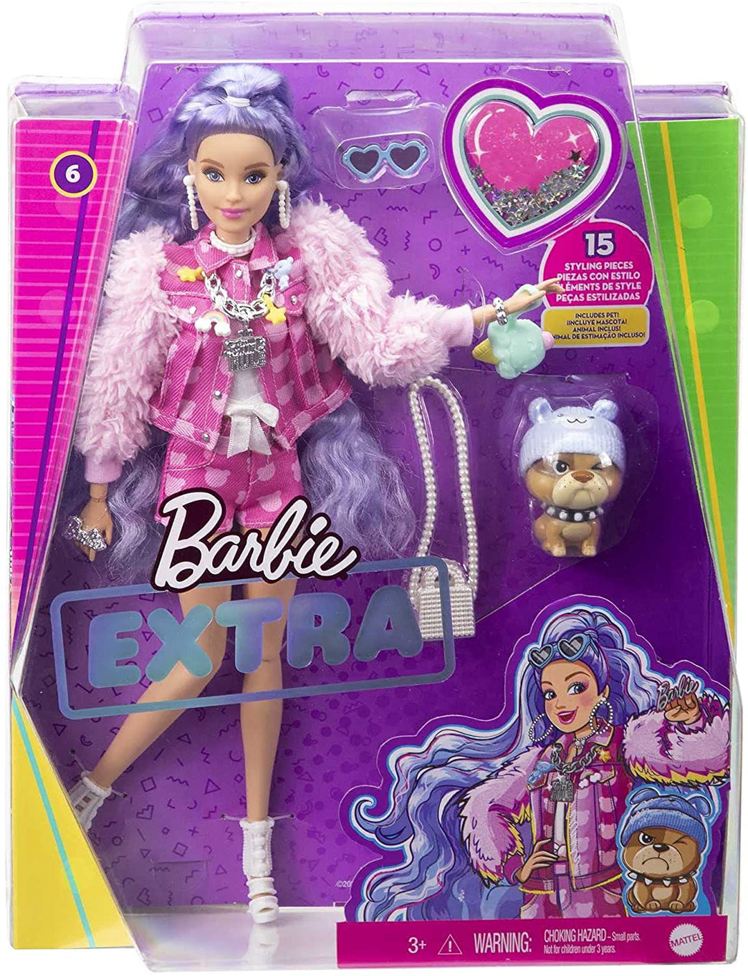 Barbie Extra Doll with Periwinkle Hair