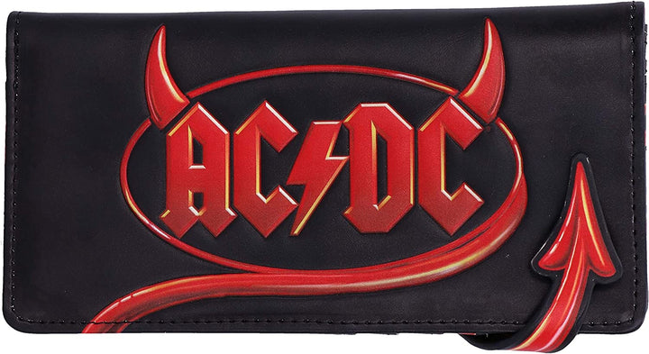 Nemesis Now Officially Licensed AC/DC Logo Lightning Embossed Purse Wallet, Poly