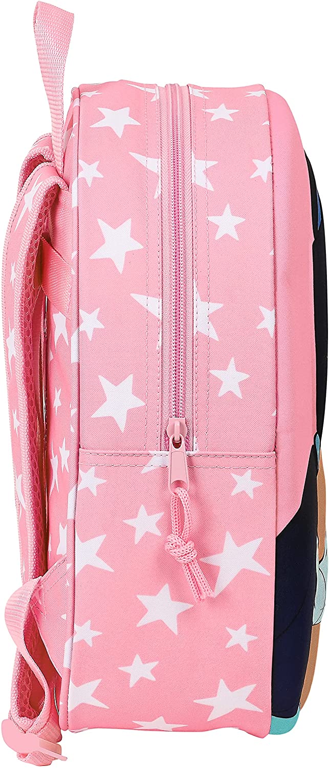 safta Boys' M890 Backpack with 3D Design Adaptable to Trolley, Light Pink, 270x1